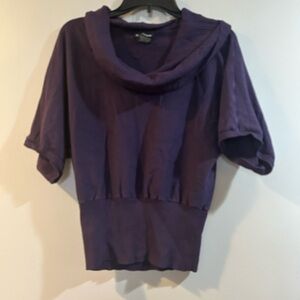 It’s our time purple short sleeve sweater woman’s medium